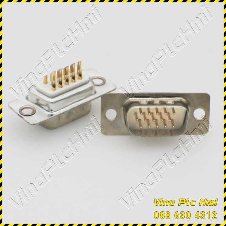 Đầu hàn DB15 mạ vàng - Loại đực - Ảnh 2