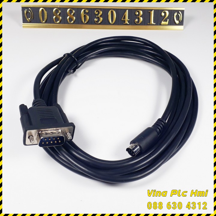 Cáp nối màn hình HMI Delta DOP với PLC Mitsubishi FX