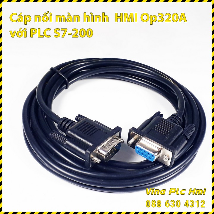 Cáp nối màn hình HMI OP320-A với PLC Siemens S7 200
